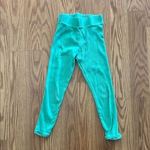 Boden Girls Bright Mint Stretch Leggings